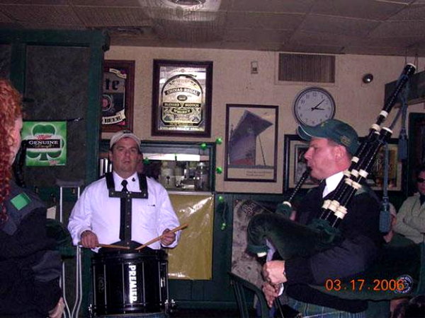 St. Pat's Day pub crawl, Doug Campbell & Bill Collins