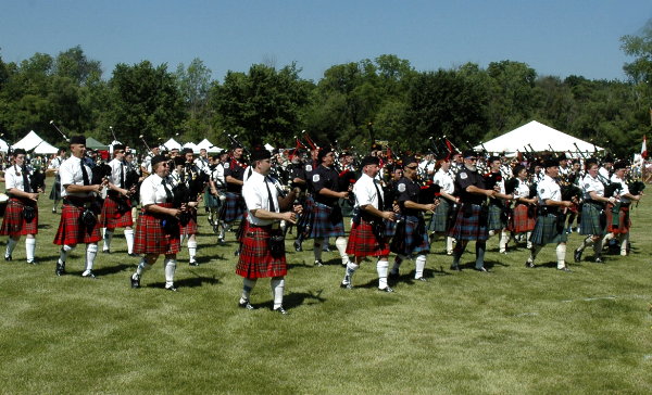 Massed Bands, Saline Celtic Festival 2006